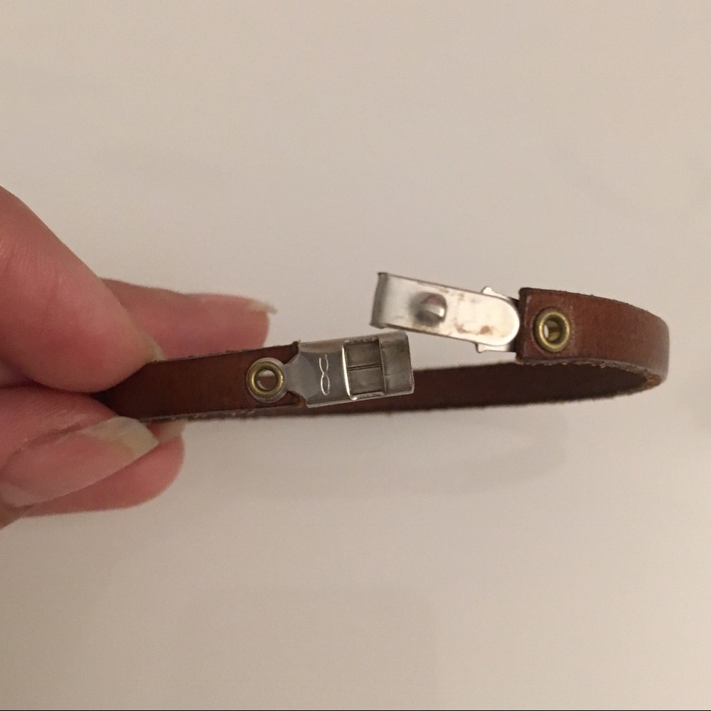 BROWN LEATHER BRACELET NWOT - Picture 5 of 5